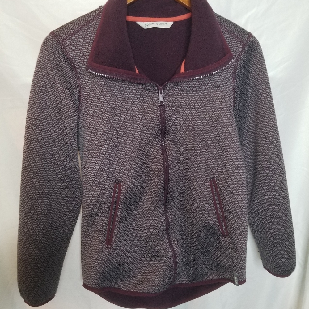 Woolrich fleece zip up jacket, XS